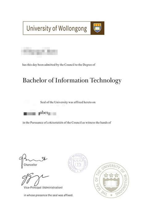 ĴڴѧƾDiploma from Wollongong University, Au