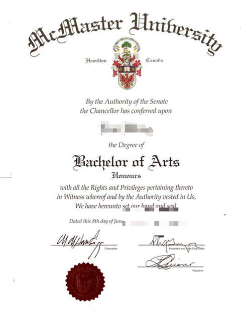 ô˹شѧƾDiploma from McMaster University in C