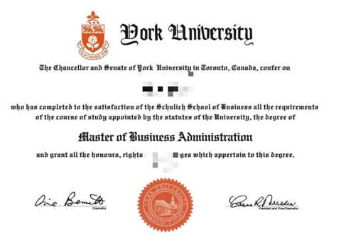 ôԼ˴ѧƾDiploma from York University, Canada