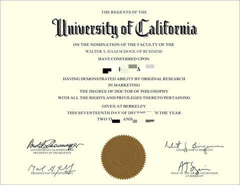 ݴѧƾDiploma from the University of California