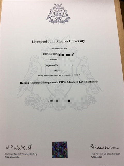 ӢԼĦѧƾDiploma from John Moore University i