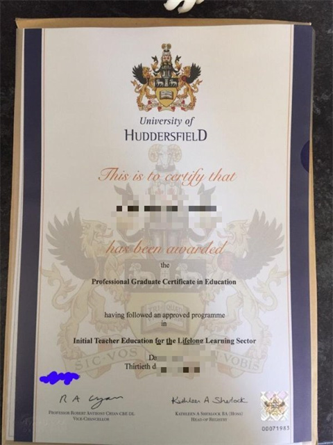 Ӣ˹ƶ´ѧƾDiploma from the University of Hudders