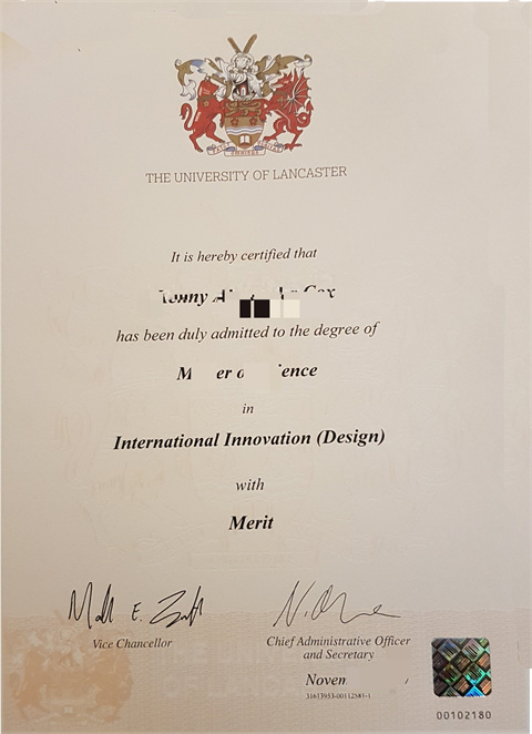 Ӣ˹شѧƾDiploma from Lancaster University in th