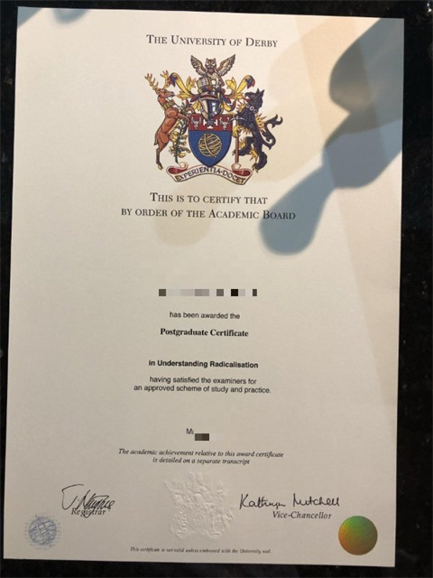 Ӣ±ȴѧƾDiploma from Derby University in the UK