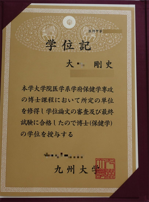 ձݴѧƾDiploma from Kyushu University in Japan