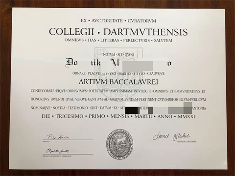 é˹ѧԺƾLatest Diploma from Dartmouth College