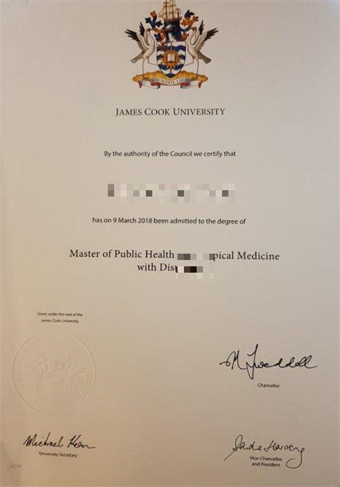Ĵղķ˹˴ѧƾDiploma from James Cook University