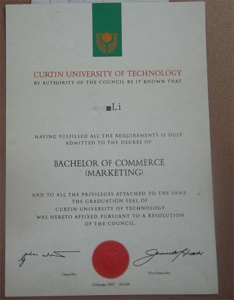 ޿͢ѧƾDiploma from Curtin University of Techn