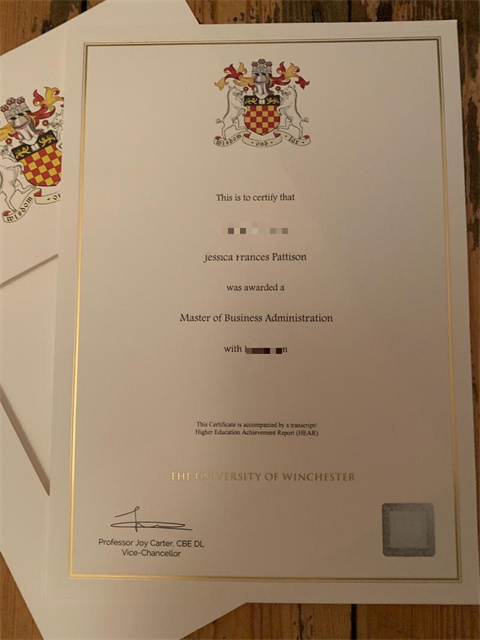 Ӣ˹شѧƾDiploma from the University of Winchest