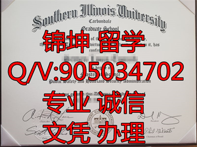 ������ŵ����ѧ��ҵ֤,Graduation Certificate from Southern Il