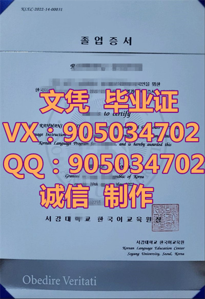 ѧƾ,Diploma from Seogang University in South